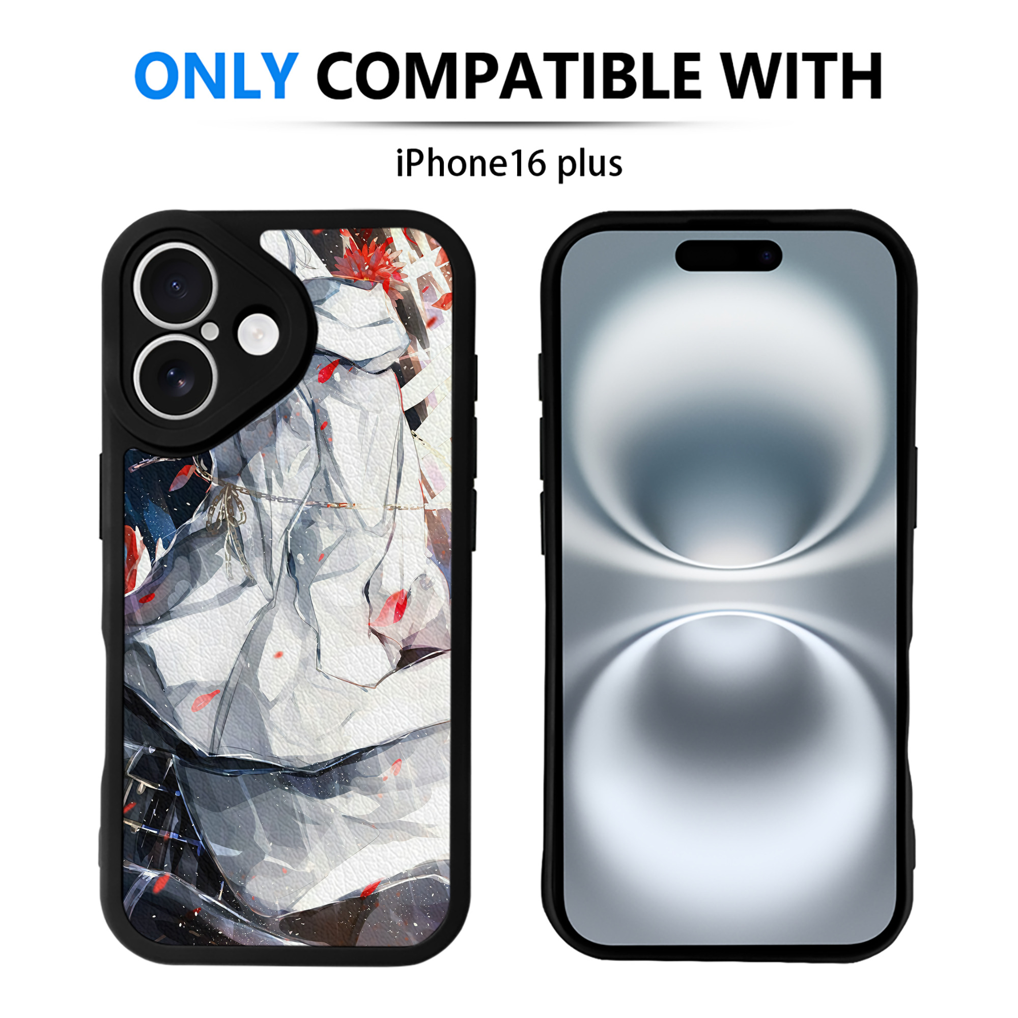 （画像用） 刀剣乱舞 Touken Ranbu 【iPhone 16シリーズ対応】シリコンスマホケース（レザー調） 材質：シリコン